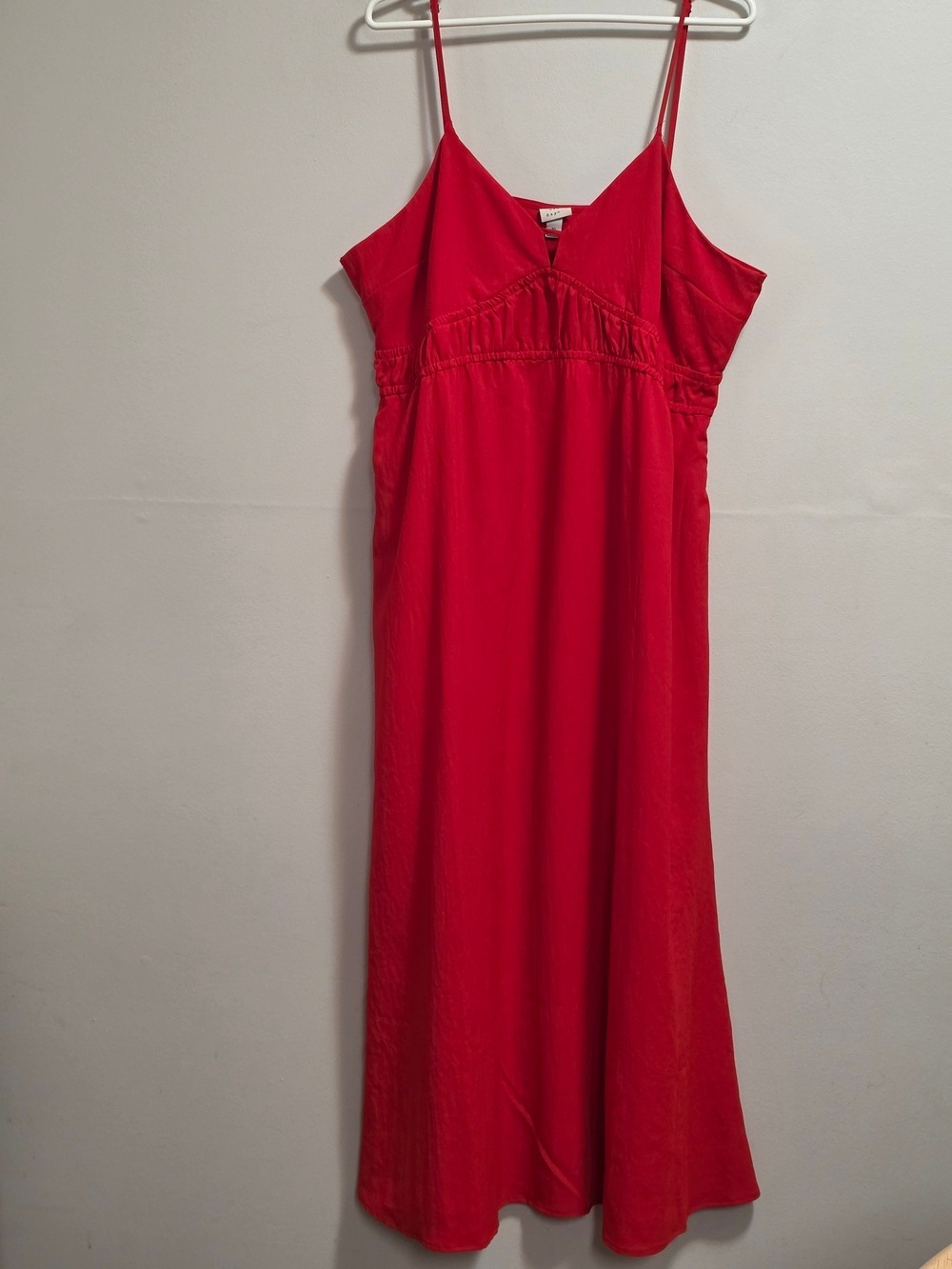 a new day Red Spaghetti-Strap Maxi Dress